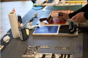 Atelier de linogravure Atelier de linogravure
